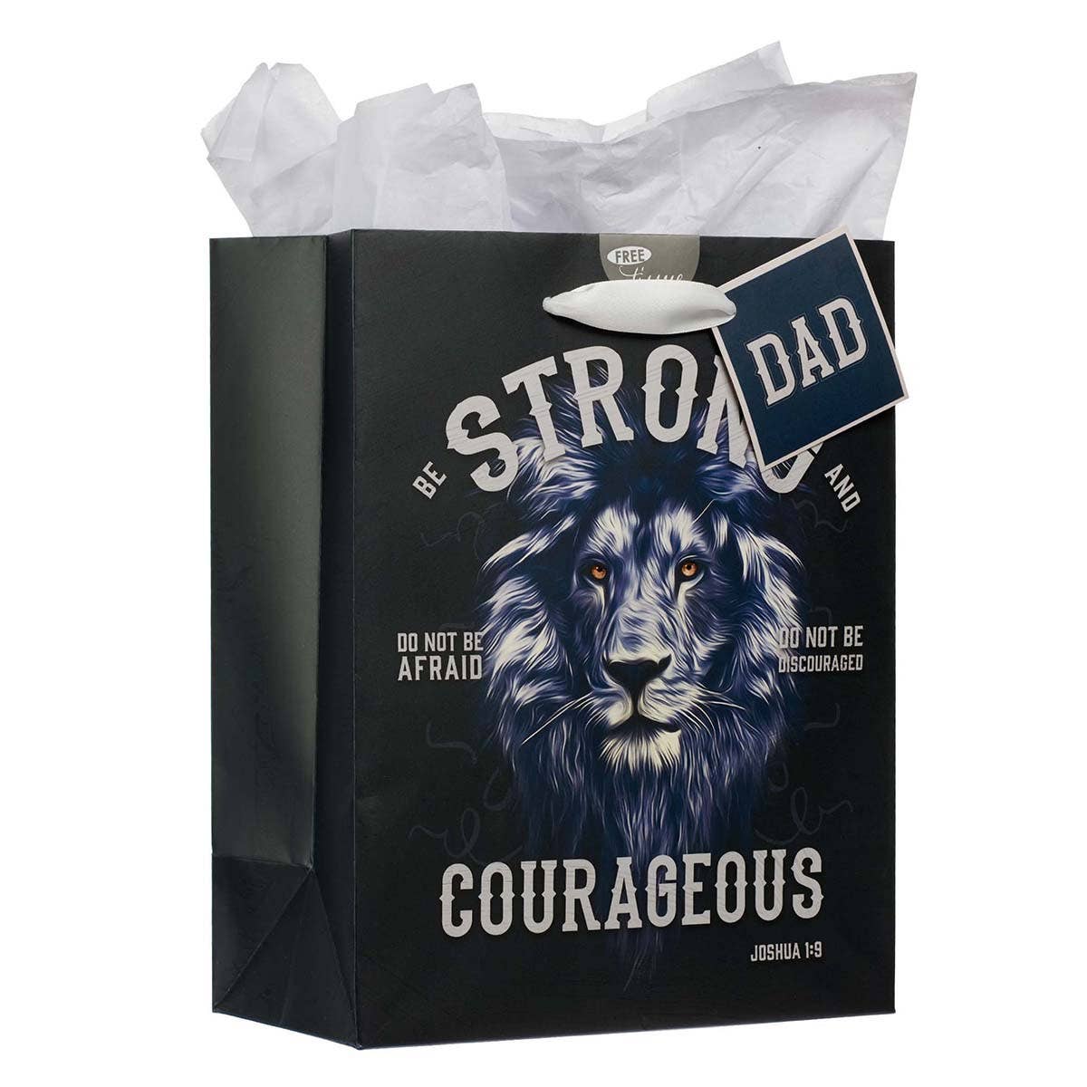Strong & Courageous Medium Gift Bag