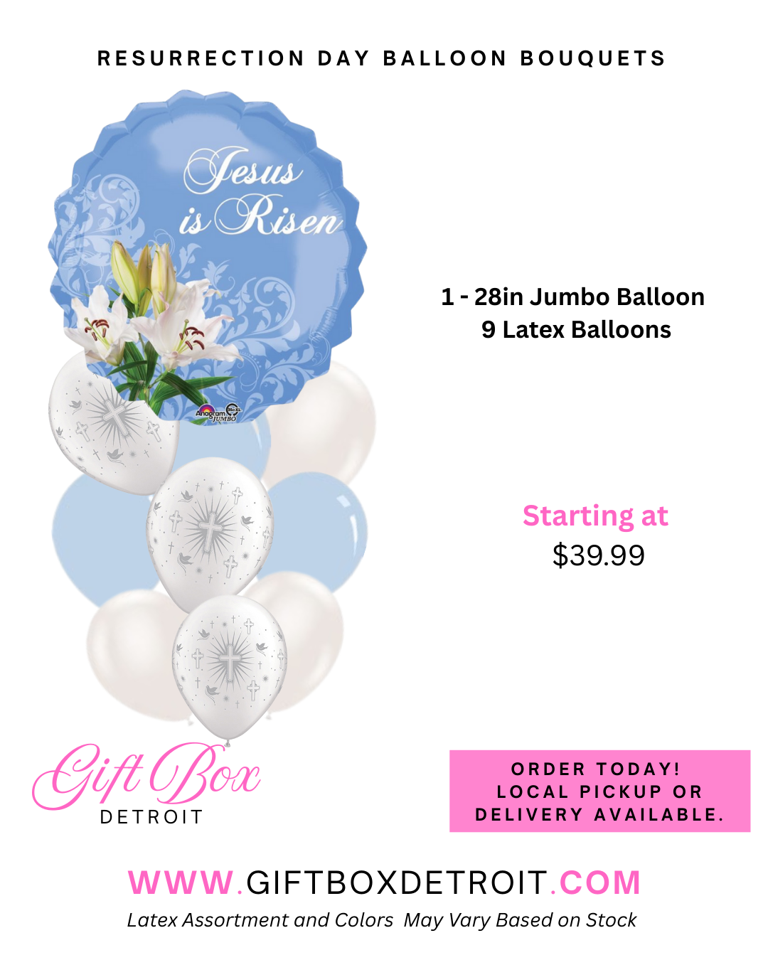 Jesus is Risen Deluxe Bouquet
