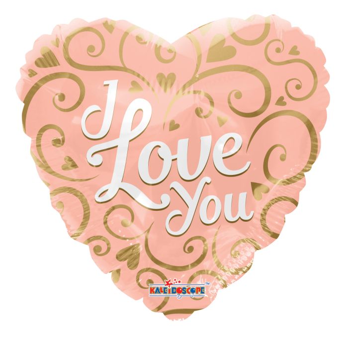I Love You Rose Foil Balloon