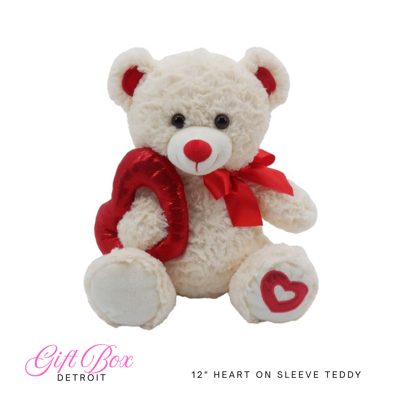 Heart on Sleeve Teddy Bear