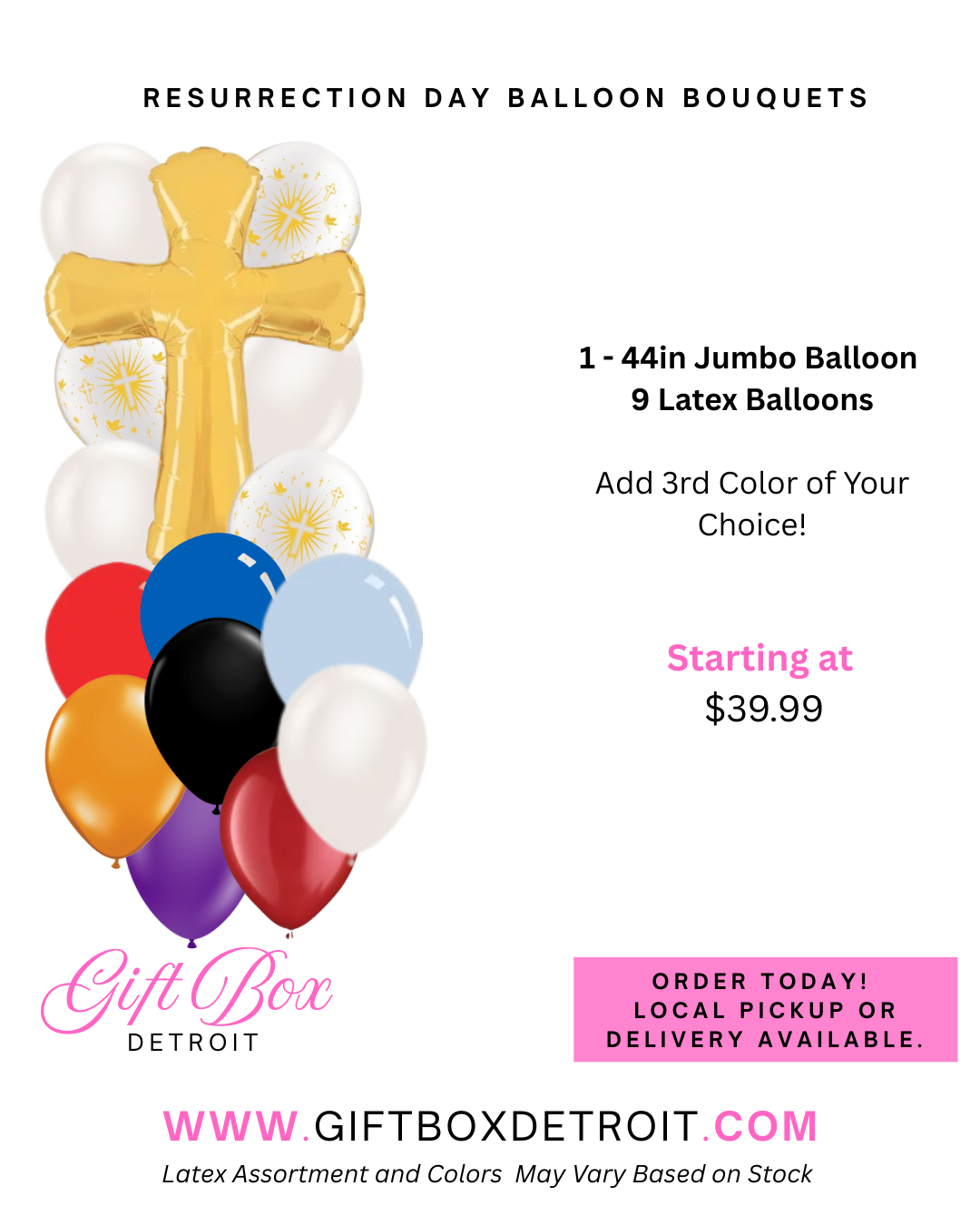 Golden Cross Deluxe Bouquet