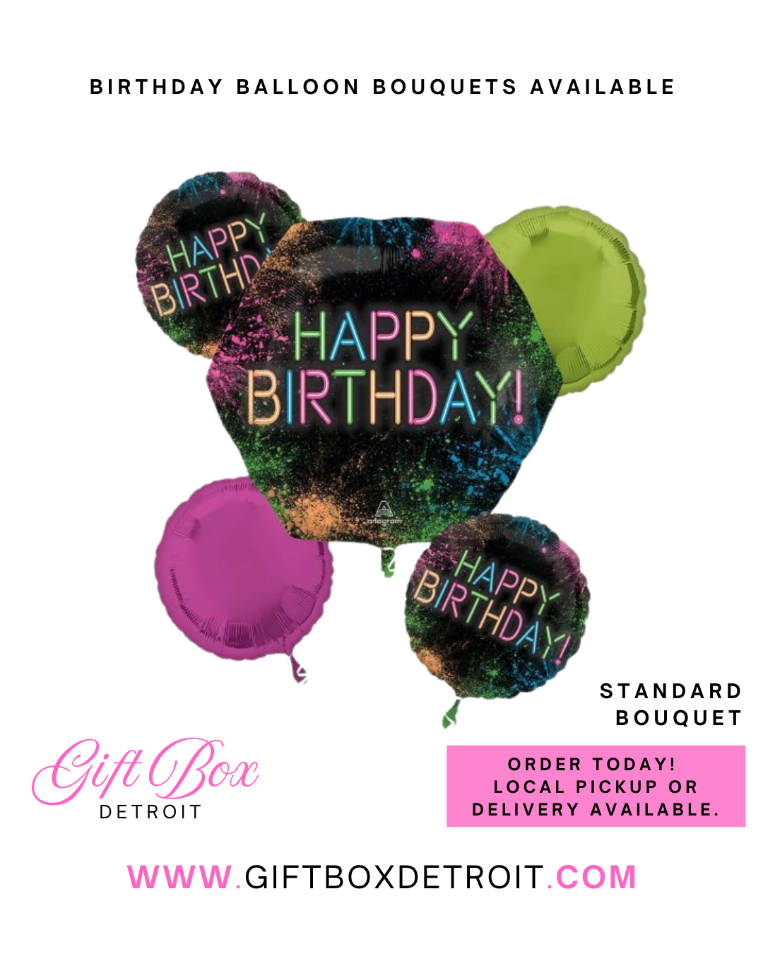 Glow Party Standard Bouquet