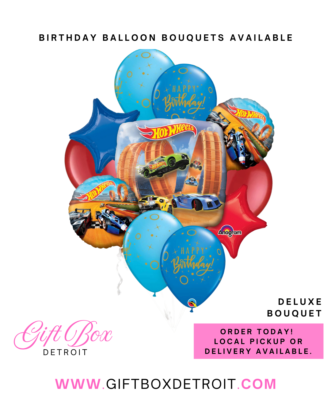 Hot Wheels Racer Deluxe Bouquet