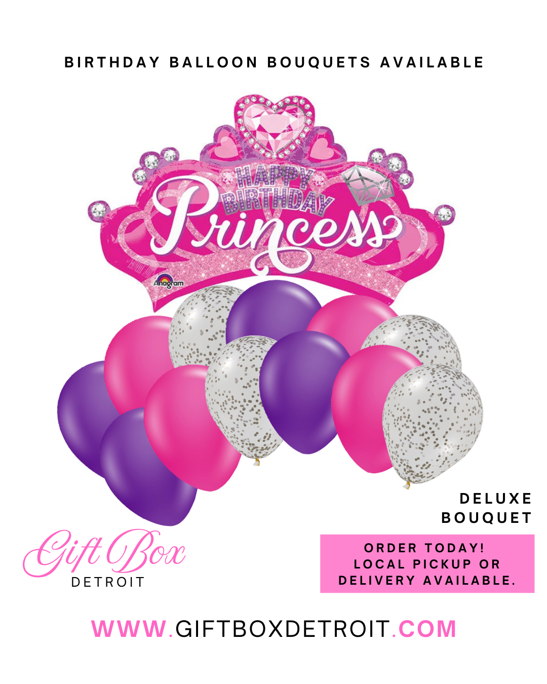 Birthday Princess Deluxe Bouquet