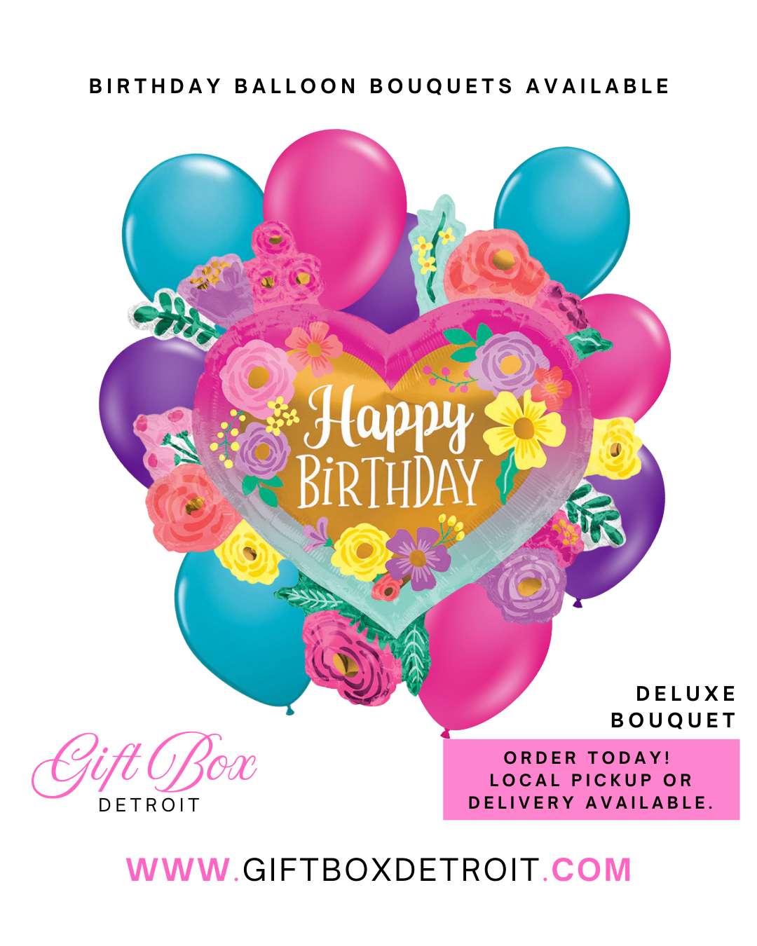 Birthday Flowers Deluxe Bouquet