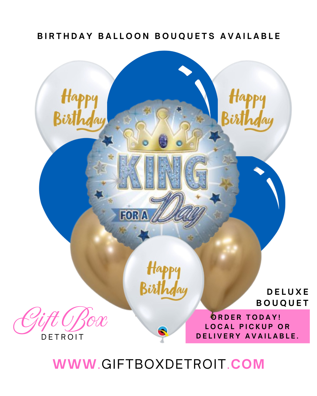 King for a Day Deluxe Bouquet
