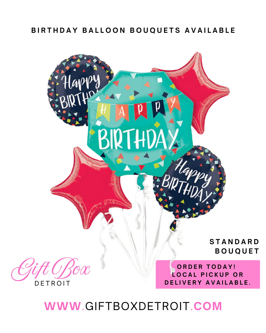 Birthday Banner Standard Bouquet