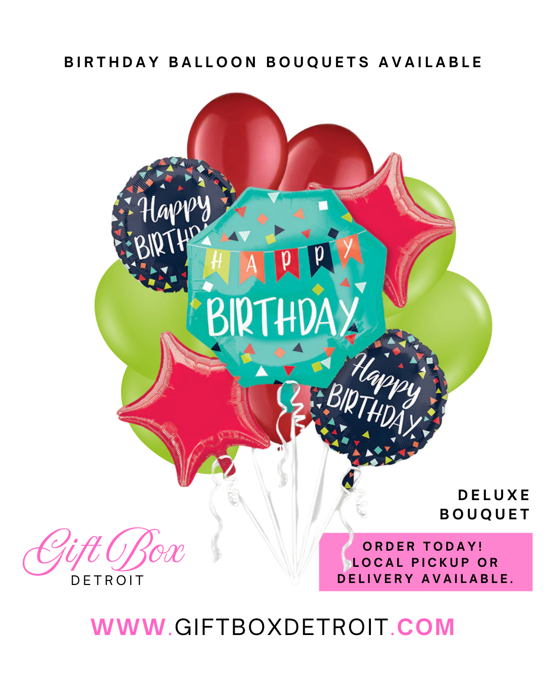Birthday Banner Standard Bouquet