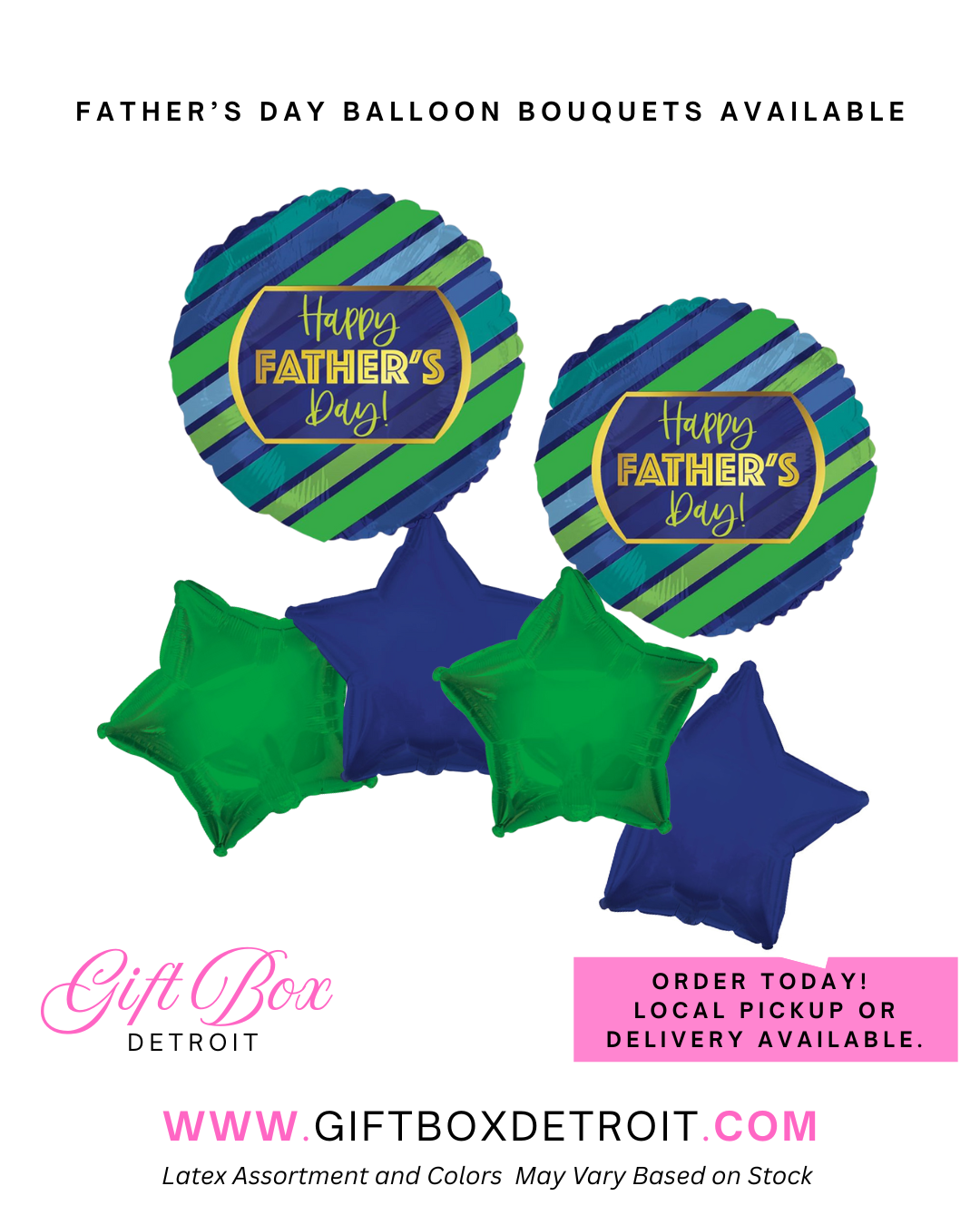 Happy Father's Day Balloon Bouquet