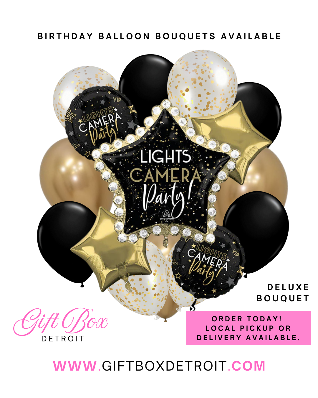 Lights Camera Party Standard Bouquet