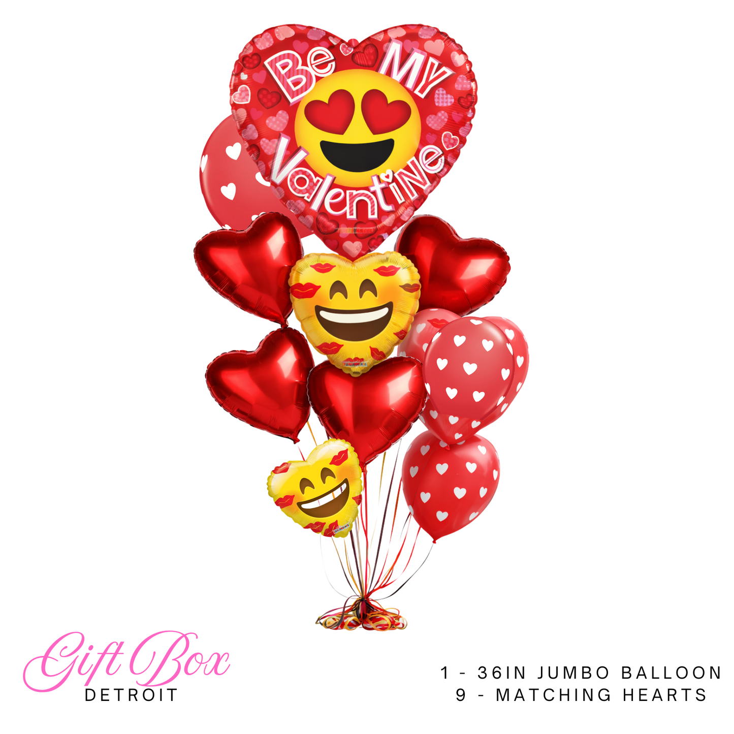 Heart Eye Emoji Premium Bouquet