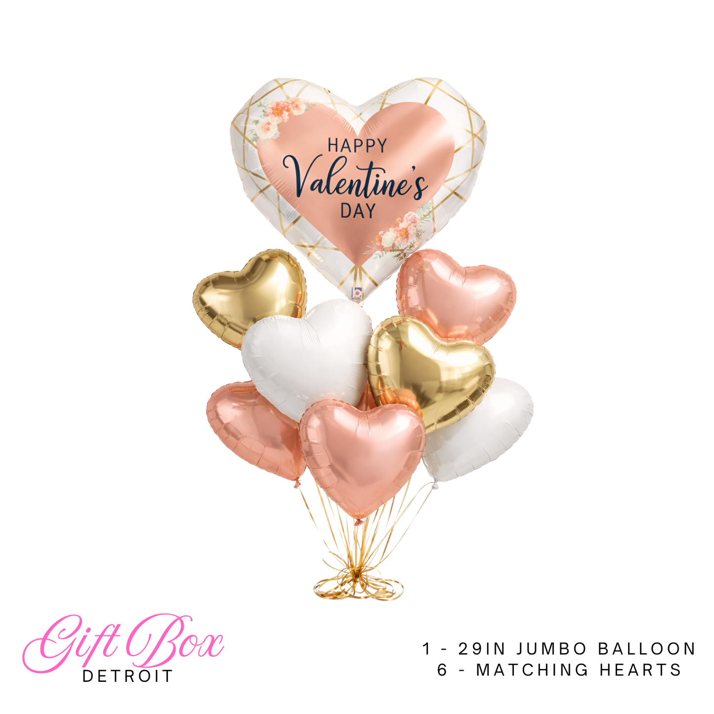 Rose Gold Lines Premium Bouquet