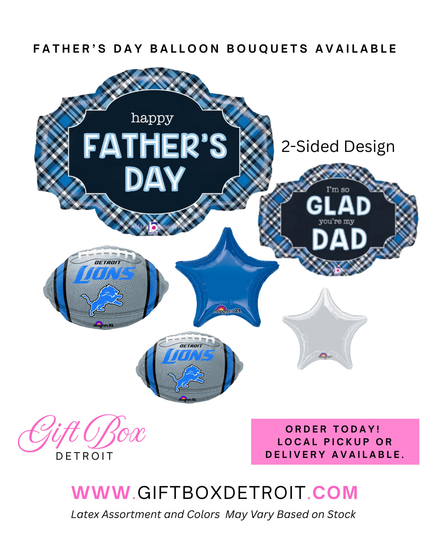 Lion's Father's Day Balloon Bouquet