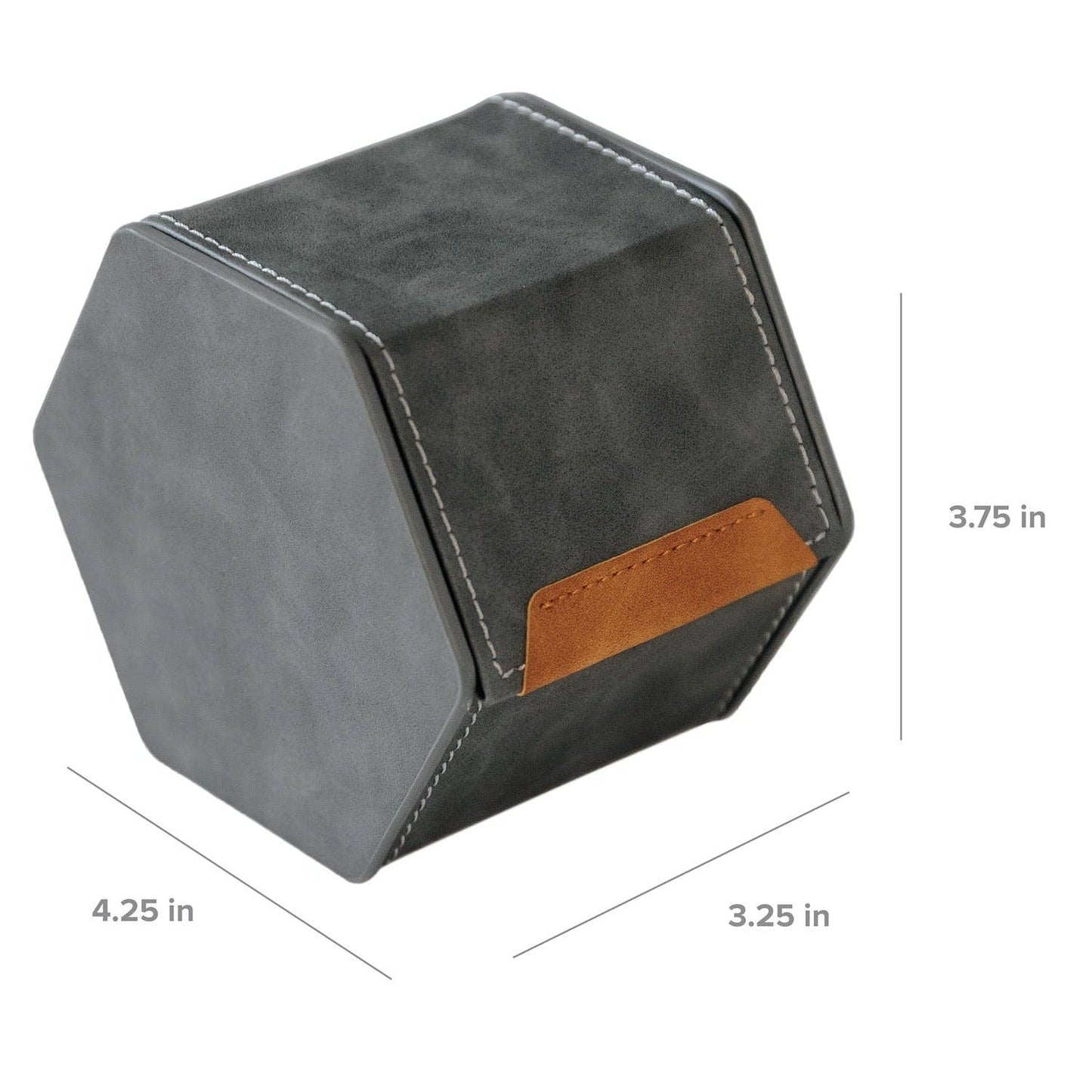1-Slot Travel Watch Roll - Gray