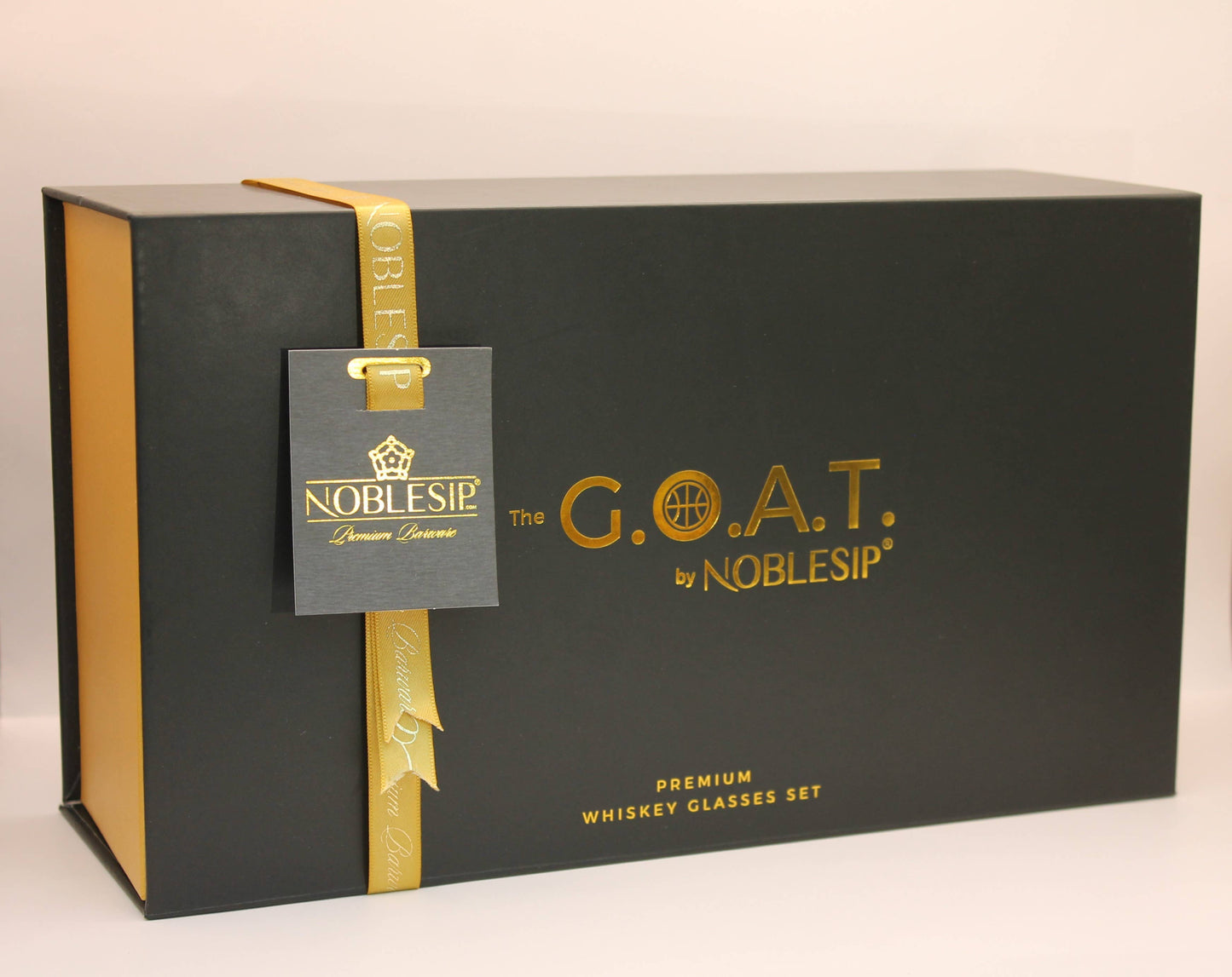 NOBLESIP - Whiskey Glasses PREMIUM Gift Set - for Basketball Lovers
