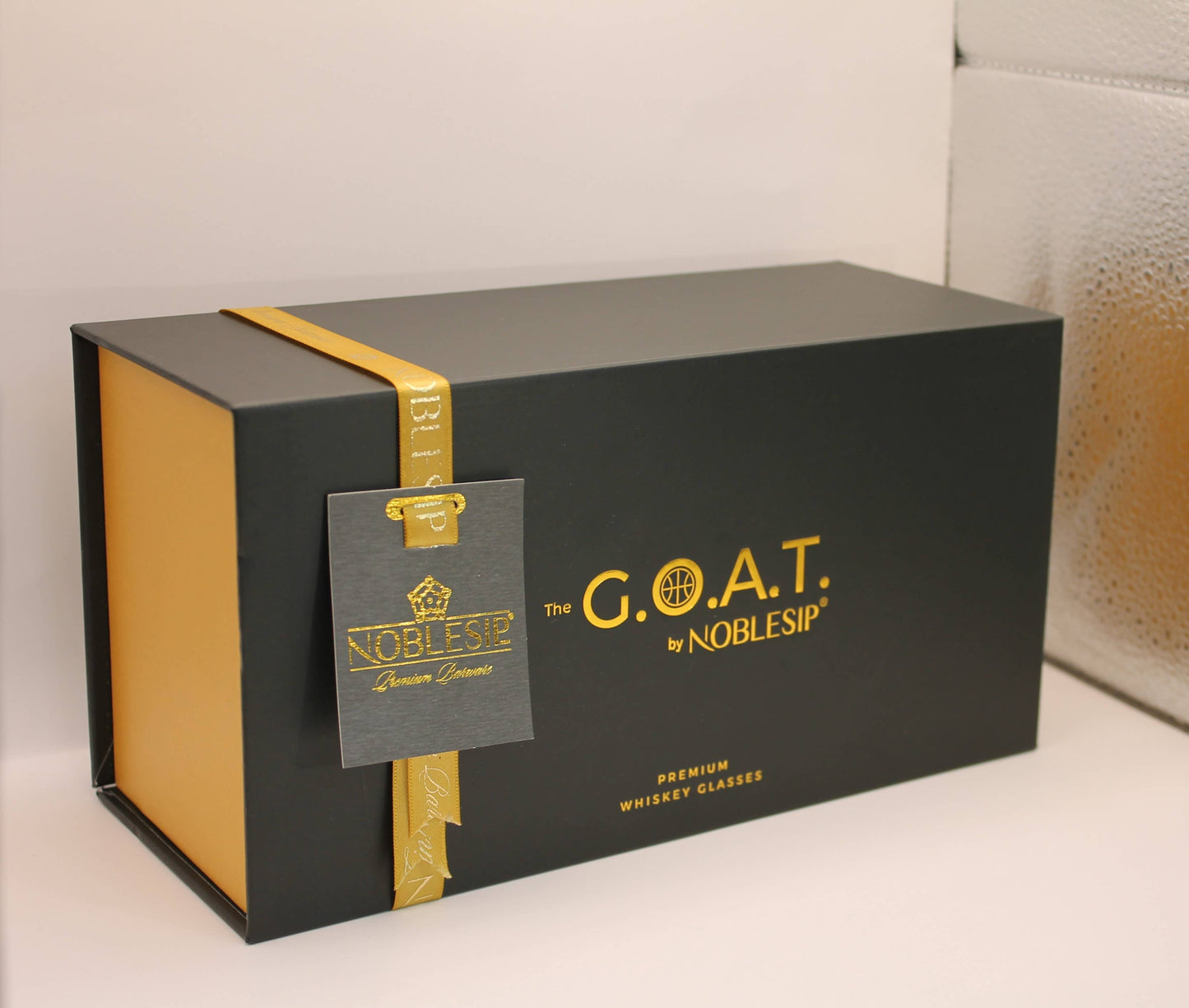 NOBLESIP - Whiskey Glasses PREMIUM Gift Set - for Basketball Lovers