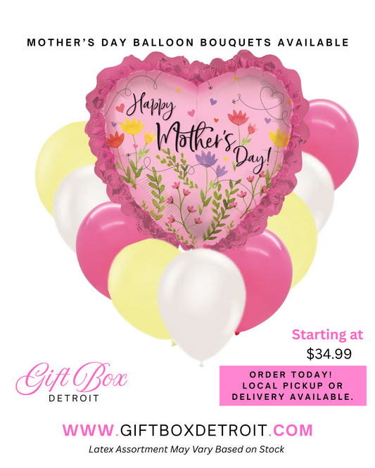 Mother's Day Fuchsia Bloom Balloon Bouquet (Copy)