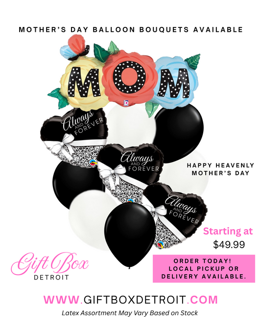 Butterfly Mom Bereavement Balloon Bouquet