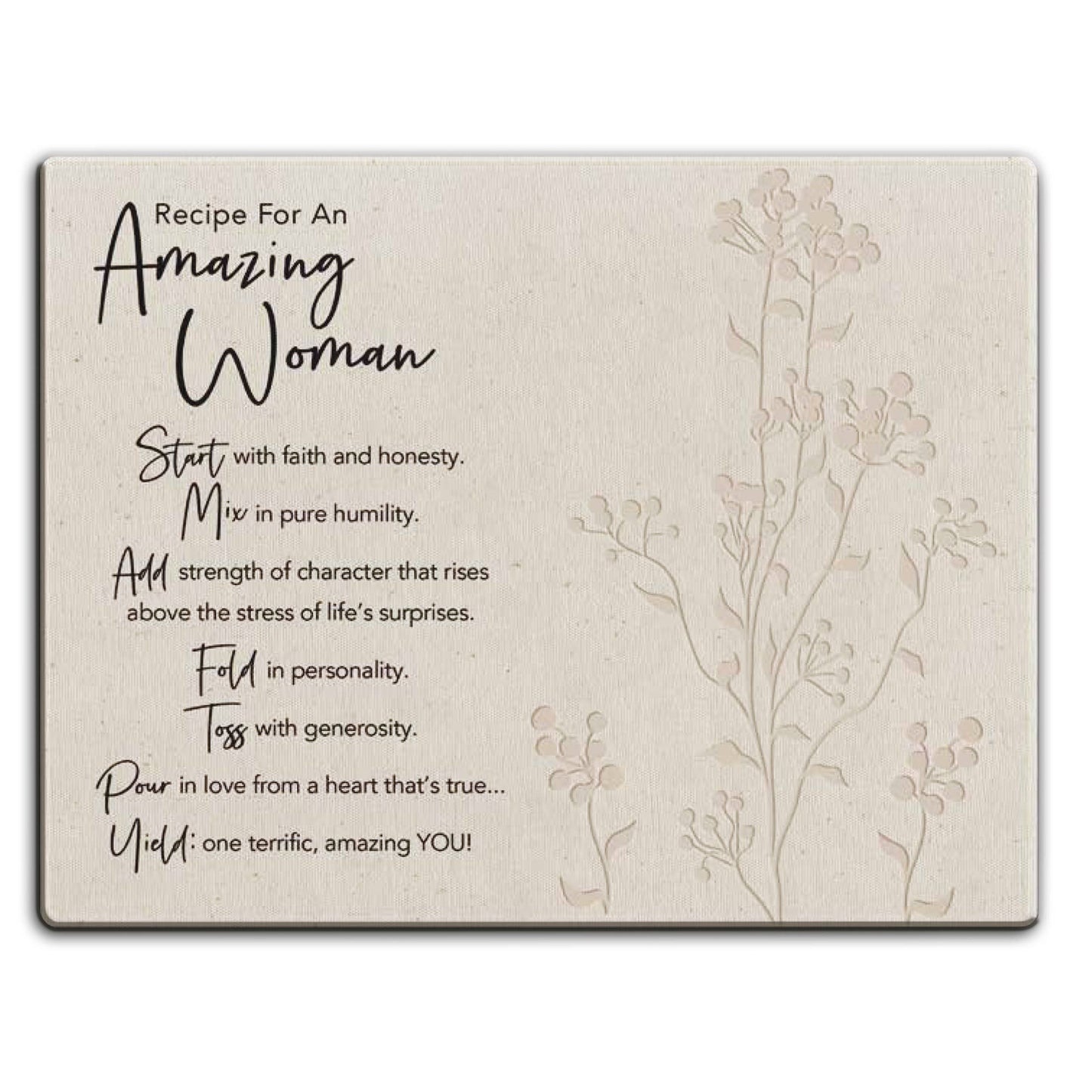 Amazing Woman Mini Cutting Board