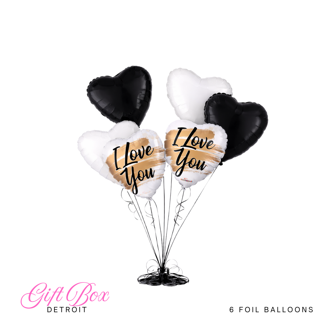 I Love You Brush Strokes Deluxe Bouquet