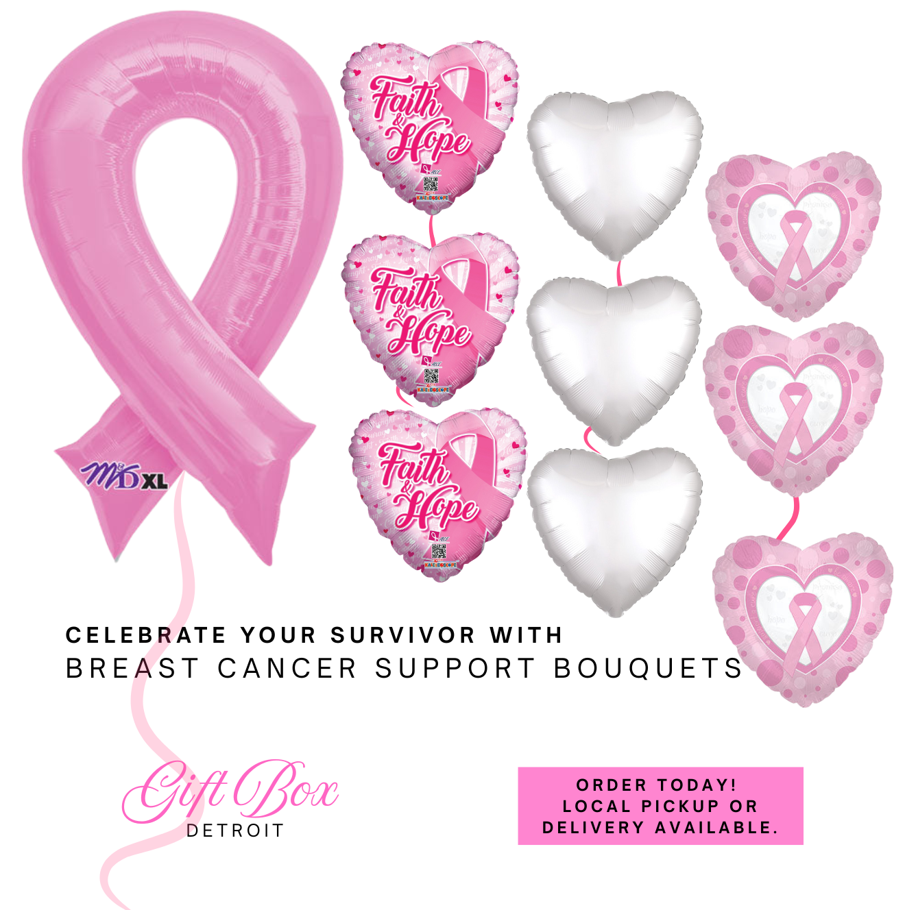 Faith and Hope Balloon Bouquet