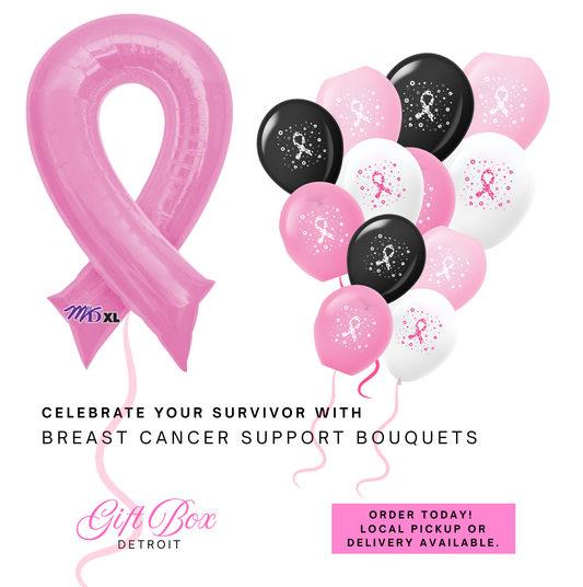 Ribbon of Faith Balloon Bouquet