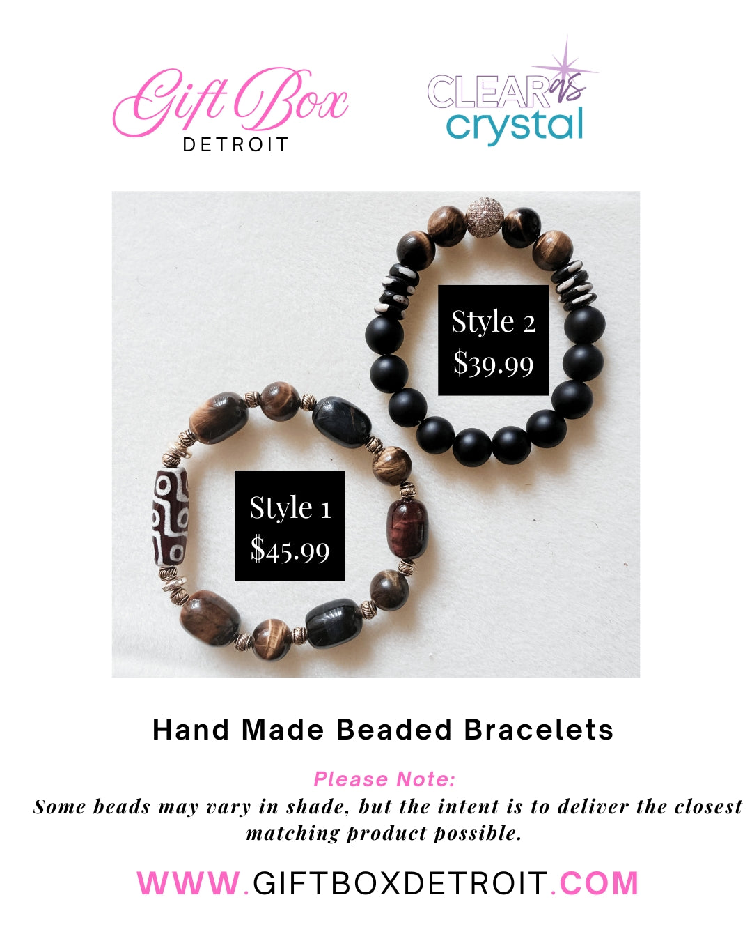 Hand Made Beaded Bracelets