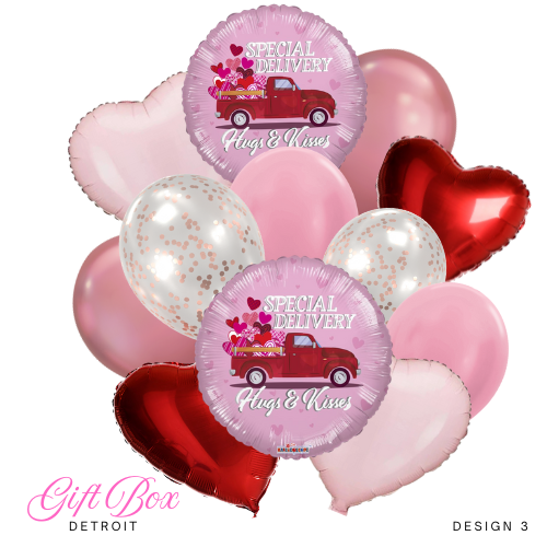 Special Delivery Hugs and Kisses Deluxe Bouquet