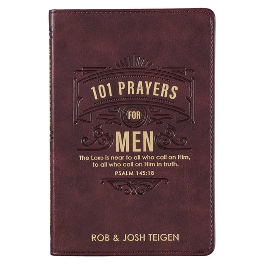 101 Prayers for Men Leather Devotional